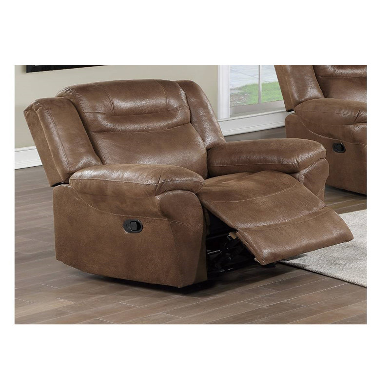 Red Barrel Studio® Amneek Faux Leather Manual Glider Recliner Wayfair